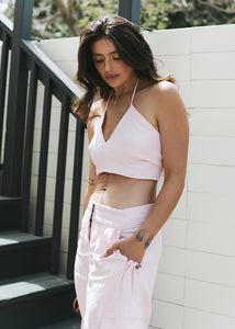 Linen Tie Top