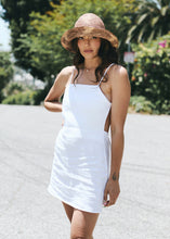 Linen Open Back Dress