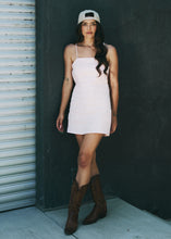 Linen Open Back Dress